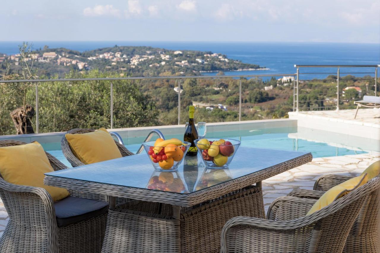 Villa Yellow Stone By Rodostamo Collection Kassiopi Exterior foto