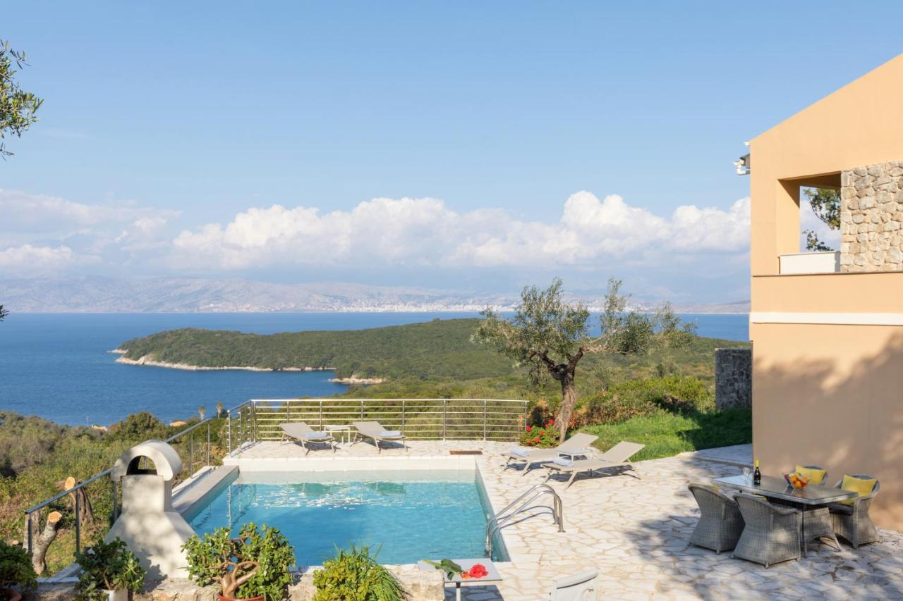 Villa Yellow Stone By Rodostamo Collection Kassiopi Exterior foto