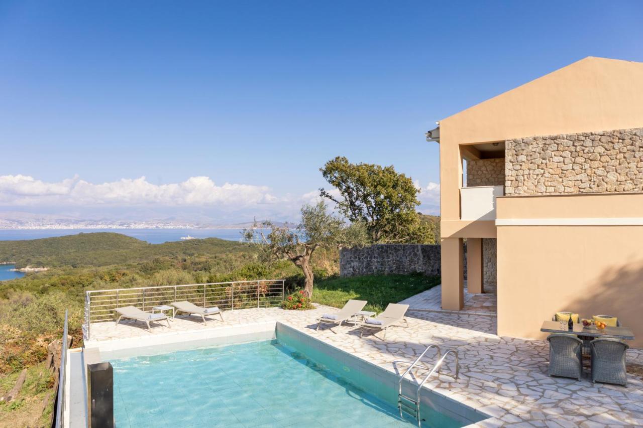 Villa Yellow Stone By Rodostamo Collection Kassiopi Exterior foto